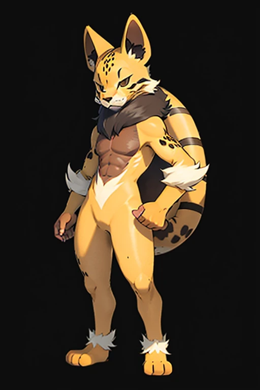 Male furry piroz cheetah pokemonai-fan style