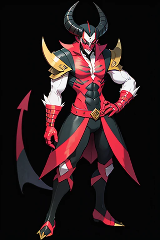 Male timor devil hell evil villain bad guy pokemonai-fan style