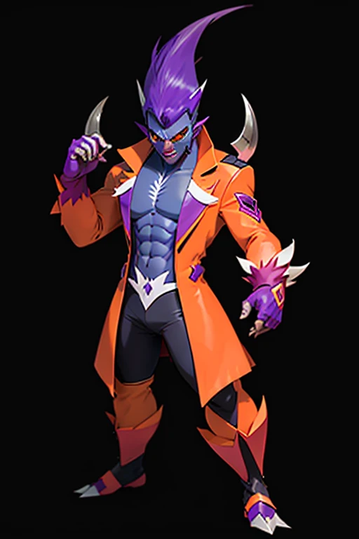 Male timor devil hell evil villain bad guy pokemonai-fan style