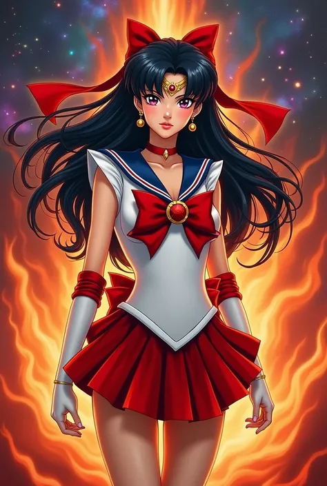 Sailor Mars in original painting