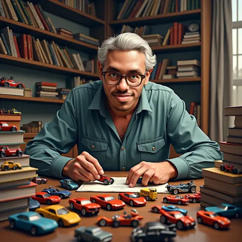 Hot wheel cars collected by a men 