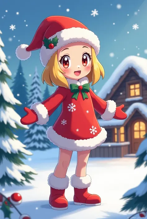 serena pokemon santa