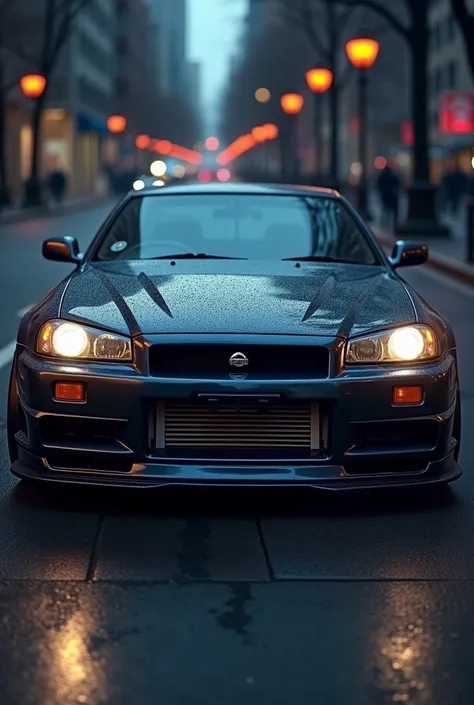 Put on the GTR r34 headlights 