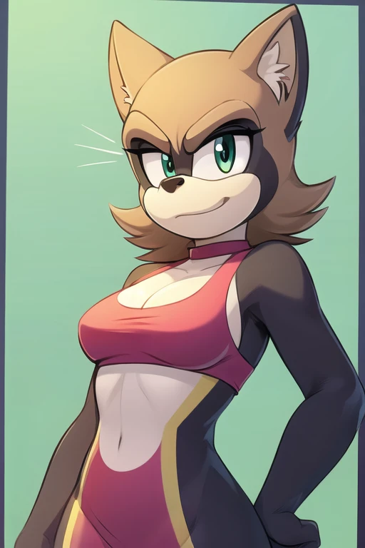 Female furry teenager gorilla sonicfurrymix style 