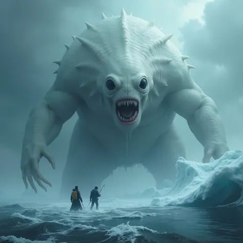 Sailors speak of a cursed region in the Southern Ocean where an ancient, pale creature with black, soulless eyes lurks beneath the ice. What happens when an expedition dares to venture there?