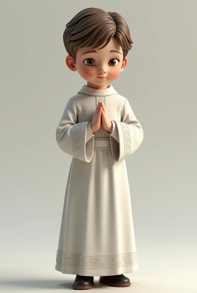 Little altar boy 3d image without background