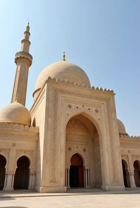 The mosque has a large central dome, which is usually the most striking feature of the mosque. The minaret of the mosque is a thin and tall structure. The minaret usually rises from the corner of the mosque and is traditionally used in the Islamic world to...