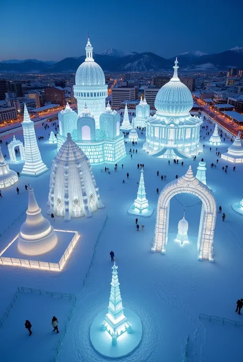 Sapporo Snow Festival in Japan