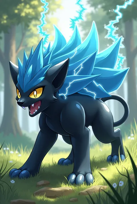 Draw luxio from pokemon