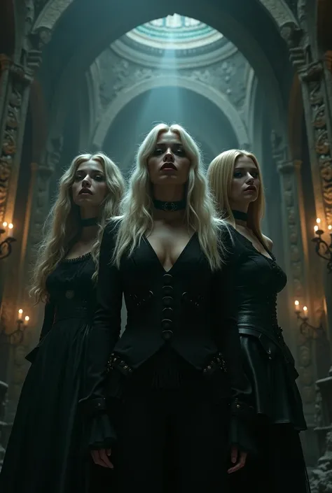 A musical cover with Britney Spears ,  Lady Gaga and Keesha with a dark and gothic atmosphere