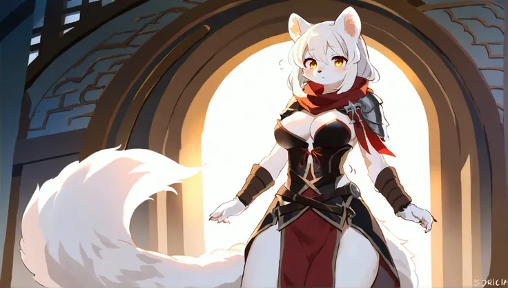 (top quality, best quality, Bogexboog, High-quality illustrations, masterpiece, perfect artwork, cinematic light and shading, 16k, 1080p, uploaded on e621)(kemono, furry, anthro, alone), 1 larger female, (very detailed body, face, tail, arms, hands, legs, ...