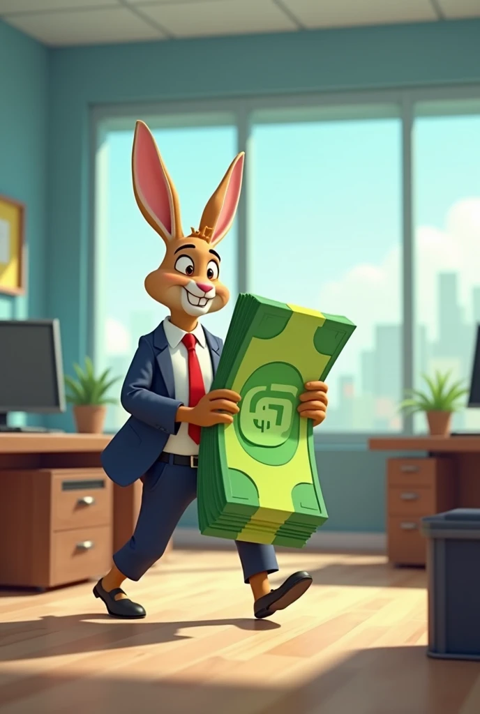 MAKE 2 MINUTES LONG VIDEO FUNNY VIDEO OF MONEY AND RABBIT ON BUSINESS 