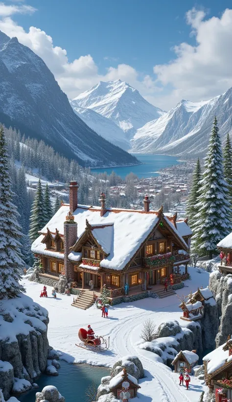 make the santa claus home in norvege