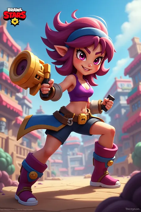 You can make Mandy from Brawl Stars