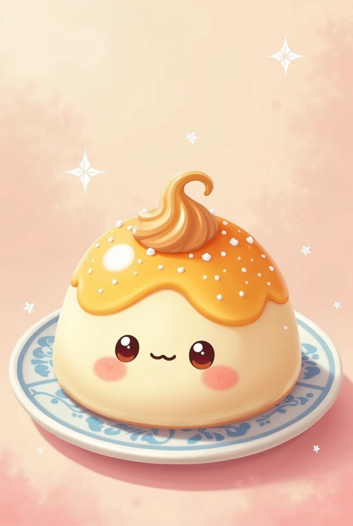 Japanese kawaii pudding
