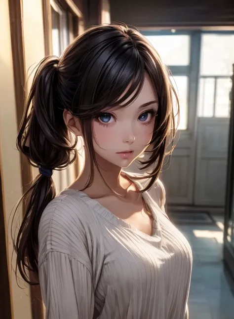 (  Masterpiece  :1.3), (  top quality : 1.4), 
 Cinematic Lighting , 
( One girl ),  beautiful face, ( realistic face), 
 beautiful hairstyle :1.8, ( twin tails),
  Real Eyes ,  beautiful detailed eyes, 
(  Real Skin),  beautiful skin, 
( casual fashion:1....