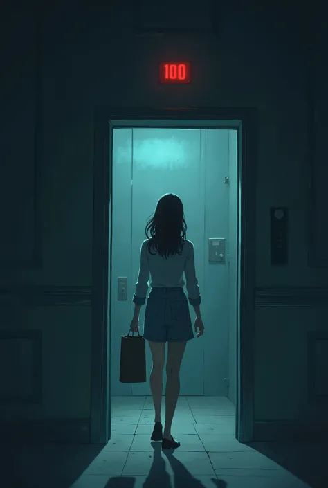 I want you to create an animated video with this story below Title: "The Elevator"

scenario: An old building, with dim lighting.

Start:
The story begins with Clara, a young woman holding some shopping bags, running to catch the elevator before the door c...