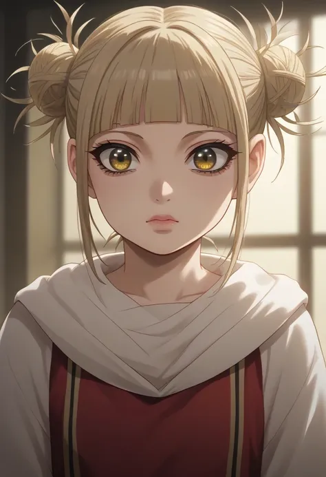 ((Toga, Himiko)) beautiful detailed eyes, beautiful detailed lips, extremely detailed eyes and face, long eyelashes, 1child , masterpiece, super detail, high details, high quality, best quality, highres, 1080P, 8k, 16k, very accurate clothing, cowl headban...