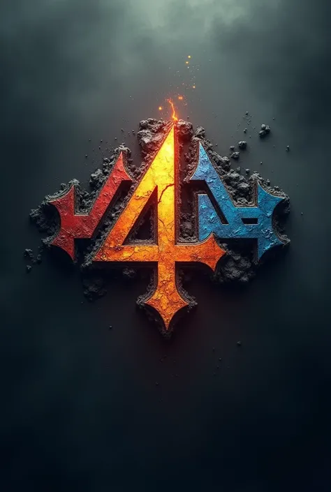 A logo for a rock band called: 4 Elements 