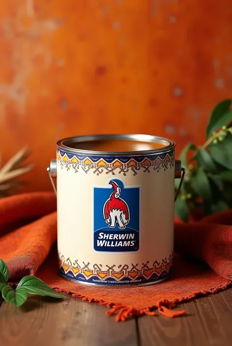 You can add Sherwin-Williams Huehuetenango to the original Sherwin-Williams logo 