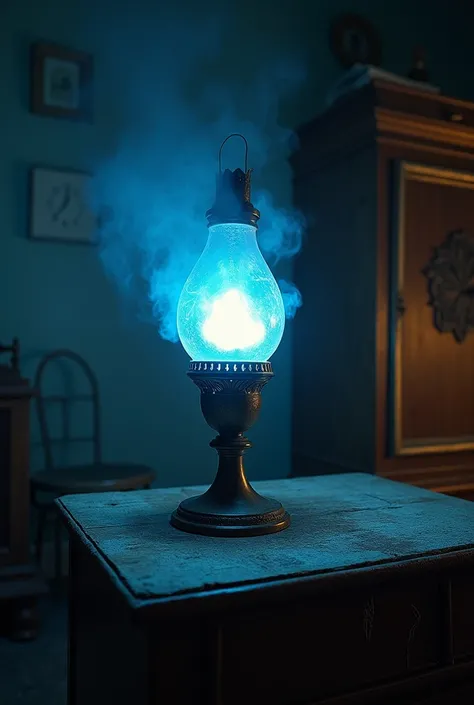 


 ---

Legend “Mysterious Lamp”

On a cold winter evening,  when I was home alone ,  I discovered something strange in the attic .  An old lamp ,  covered with dust ,  stent was sitting on a forgotten table . curios,  I wiped the dust and ,  suddenly ,  ...