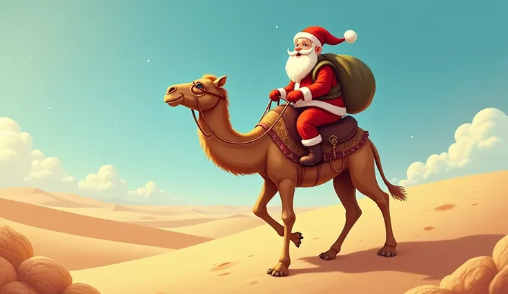 Santa on the Camel
