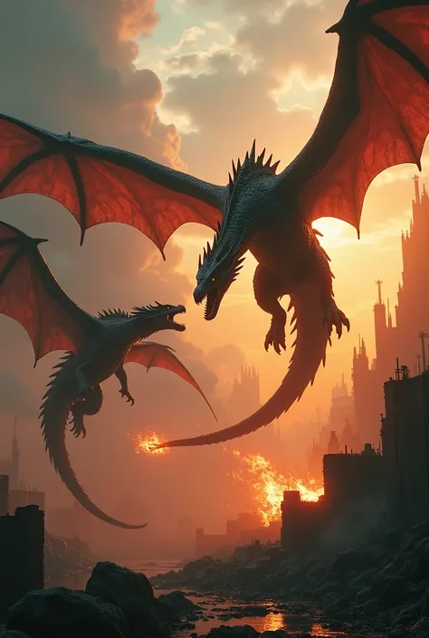 War, epic, dragons, fight, fire, stranger things