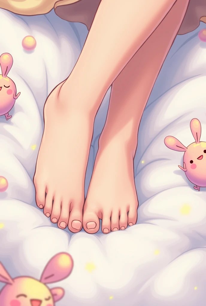 Cute anime feet