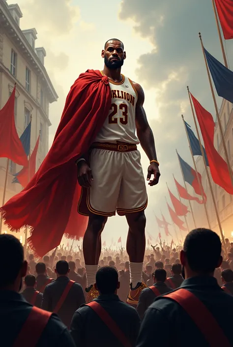 lebron james leading the french revolution 