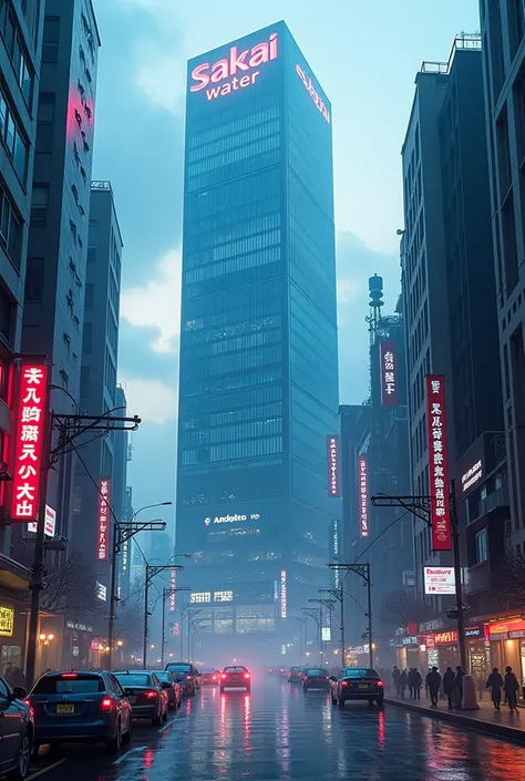 The year is 2178 ,  we are in Cybercity ,  that is a Neo Tokyo Cyberpunk city, The company Sakai Water is a giant in the ,  market and has a large and imposing building in the city demonstrating its power