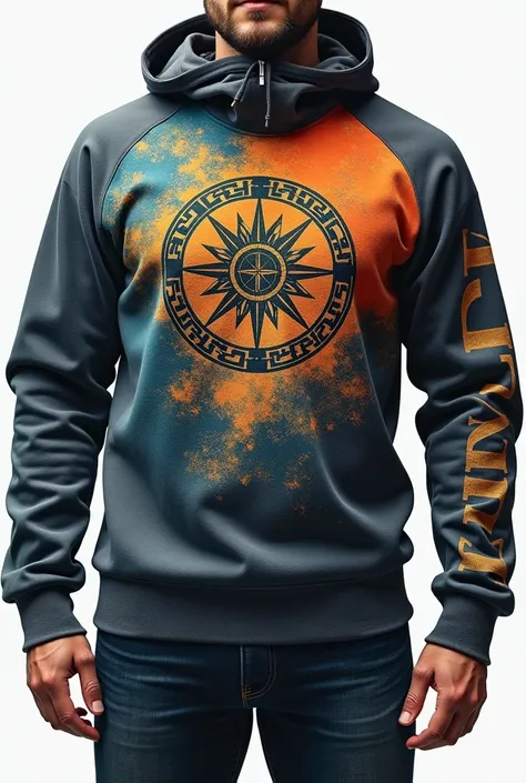 Arte thermal shirt , Wind rose Big on the chest