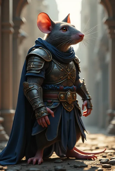 Generate a more realistic heroic rat