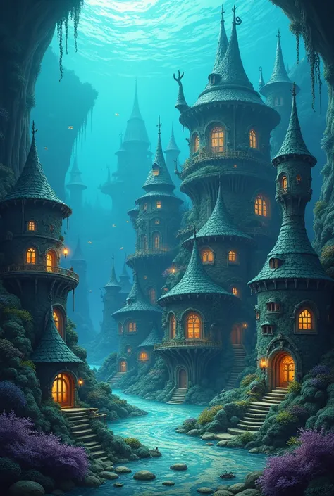 Underwater fantasy villages con mas casas