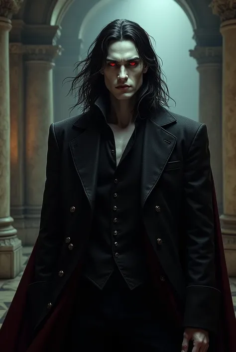 Create an image of Marcus Volturi with the description of his vampire appearance from the Twilight Book