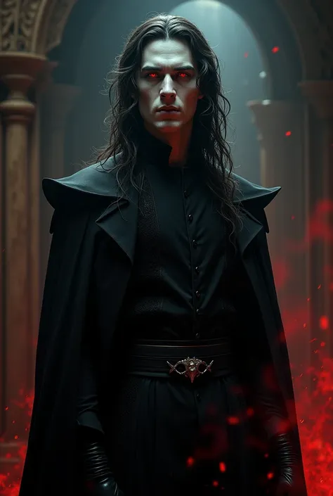 Create an image of Marcus Volturi with the description of his vampire appearance from the Twilight Book