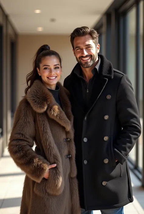  top quality ，Happy rich handsome Russian loving couple
A very tall handsome brown short-haired handsome brother，      A very beautiful and sexy ，  Happy wealthy loving couple with wavy brown hair tied into a ponytail    ，   busty beauty 
Both of them are ...