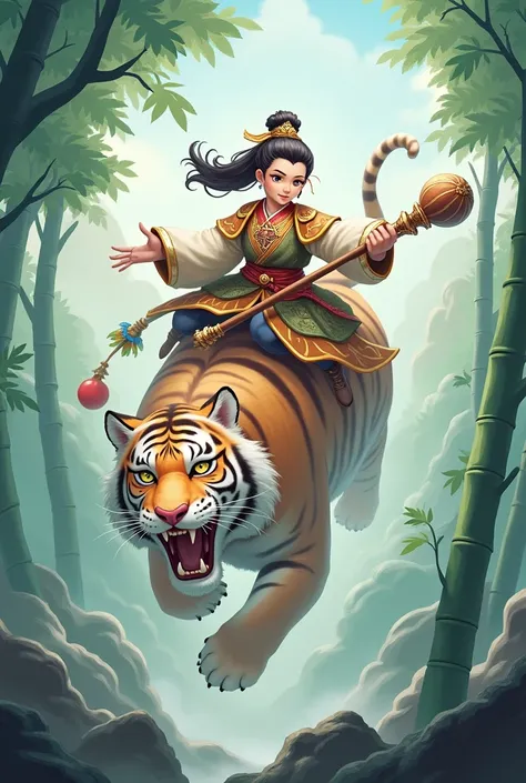 .  Collectible / Elements
• Hongokang  ( 2D or 3D Characters )
• Tiger  ( Paintings or Graphics )
 • Battle Scene  ( mountains, clouds, bamboo forests, etc. )
 • Magic Mace  ( Hongokangs main weapon )

 Scene 1  ( 10 sec. ):
 The swan will appear in the fo...