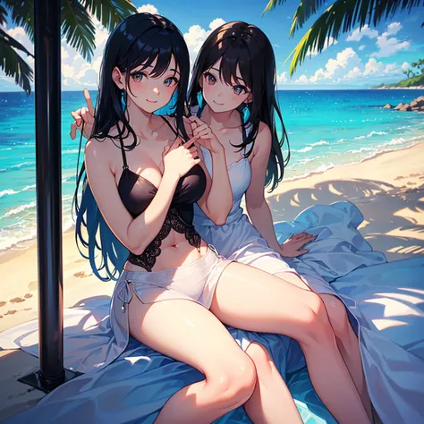 
(Best lighting, Best Shadow), 
( colorful ), ( vibrant), (Summer Feeling), (Lots of bright colors), 
( One Girl :1.2), ( long black hair :1.2), ( dark eyes:1.2), (Whitening:1.2), 
( height 148 cm:1.2), (Bust 80 cm :1.2), ( waist 56 cm:1.2), (Hips 56 cm :1...