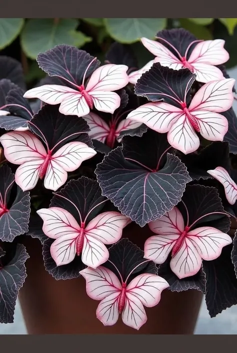 Butterfly-like flowers 