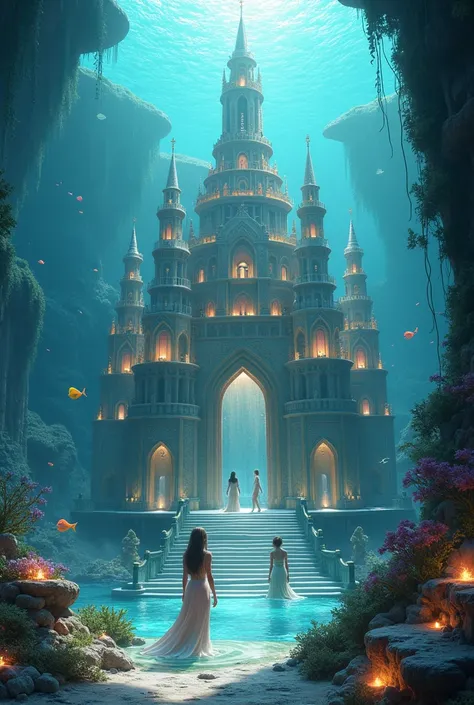  beautiful royal palace Atlantia, Kingdom of the Mermaids 