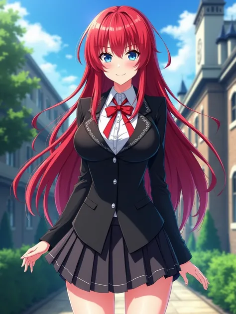 Rias Gremory high school dxd with clothes on