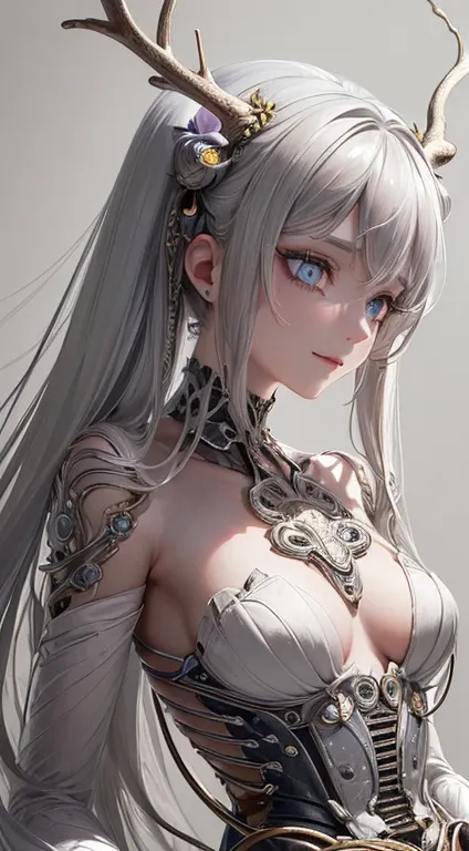 (((masterpiece))), ((( top quality ))), (( ultra detail )), (highly detailed CG illustration), (( extremely delicate and beautiful )),(from side),Cinematic Light,((one mechanical girl)),Alone,whole body,(Mechanical hinge:1.2),((Mechanical blood vessels on ...