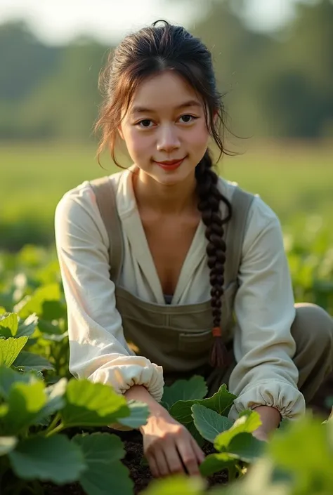 Beautiful Woman Farmer