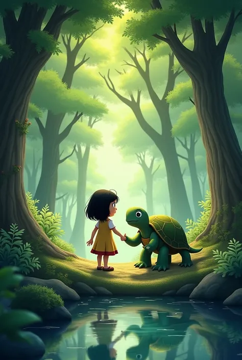 Title: ** The Adventures of Maju and the Magical Tataruga **

Synopsis:  In a small A city surrounded by enchanted mountains and woods , Play Maju , a curious and adventurous. One day,  while exploring nature ,  she finds a magical clearing and a turtle Sp...