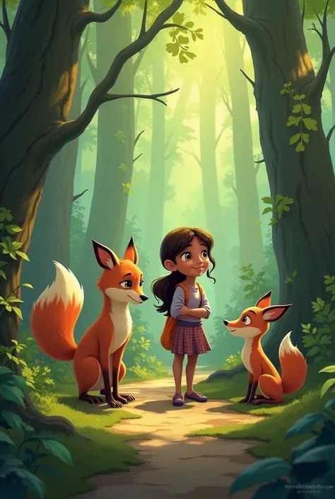 Sammy led Maya through the forest, introducing her to a cast of talking animals. They met a wise old owl named Athena, a mischievous fox named Finn, and a group of playful butterflies named the Flutterbys.