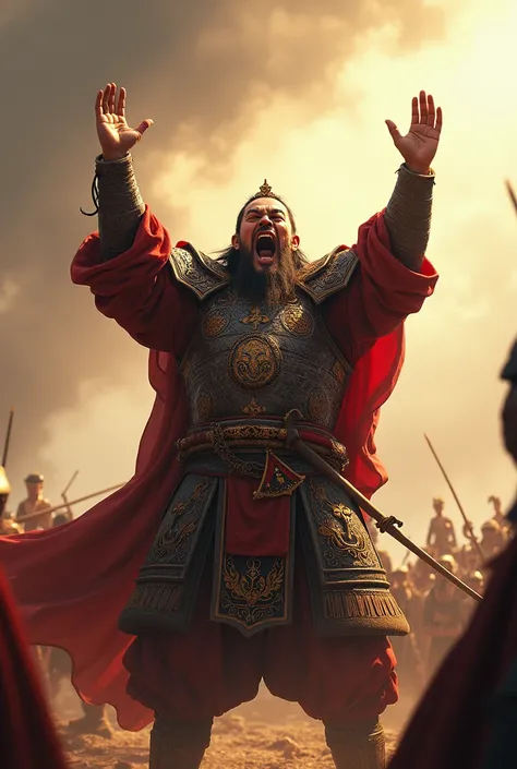 Genghis khan cheering 