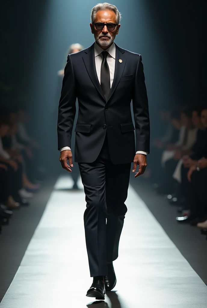 President Lula on a catwalk 