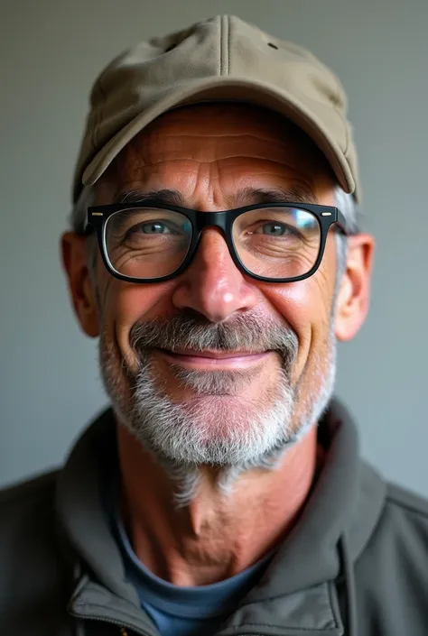 A man with glasses and a baseball cap 