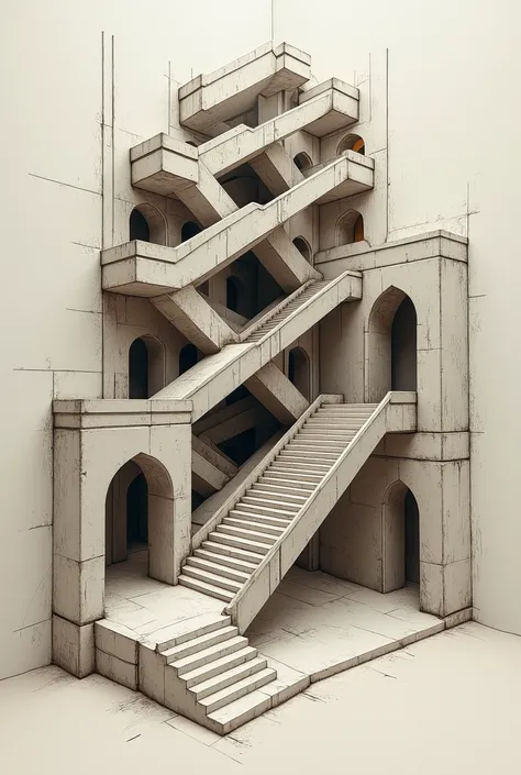 make a geometrical architectural intervention with multiple stairs, bridges and pathways and the form should be fragmented and connected with each other. i am working on designing an architectural intervention in aitchison nestled between the chemistry and...