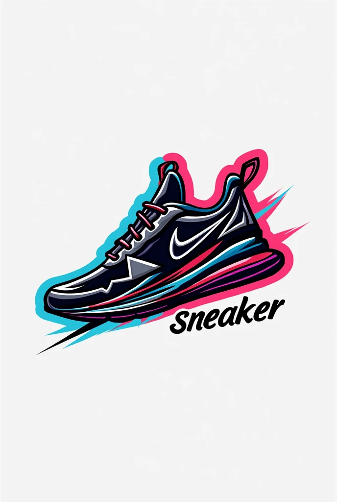 Striking logo for sneaker store called Javi sneaker